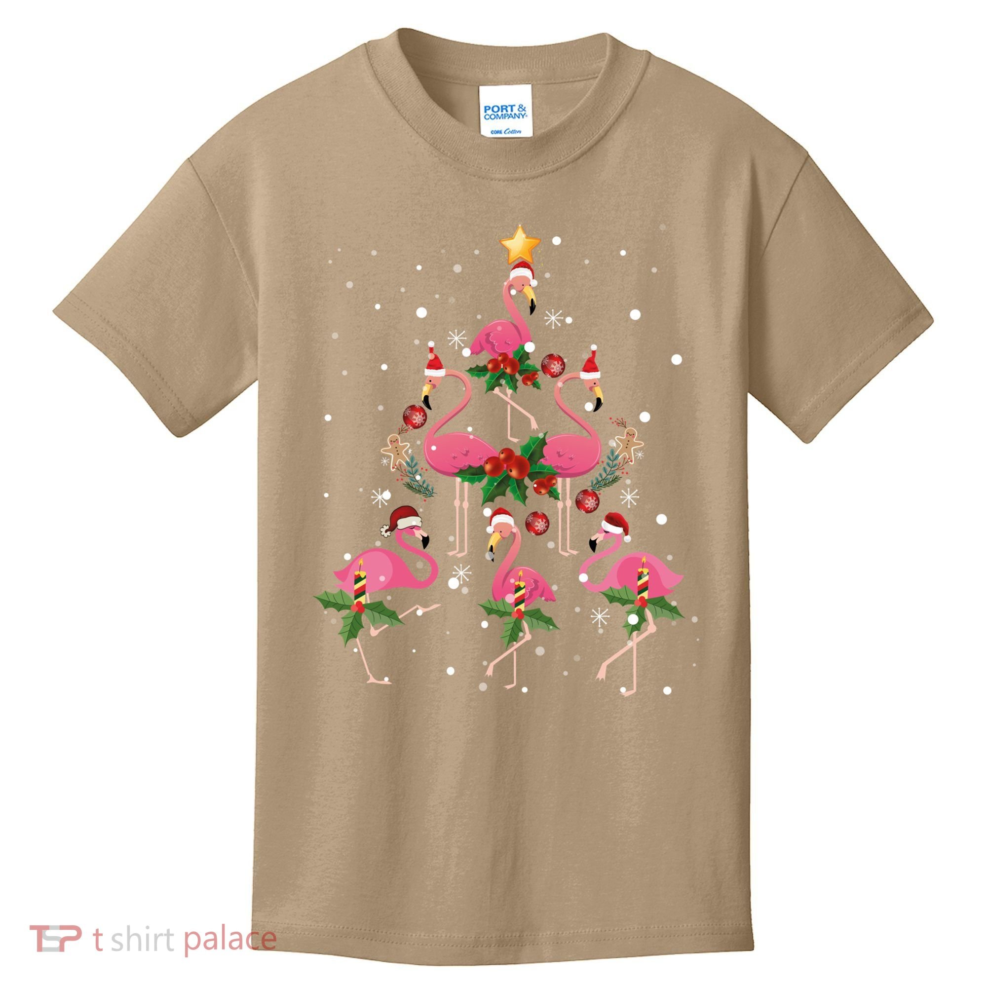 Christmas Flamingo Flamingo's Christmas Tree Classic Kids T-Shirt