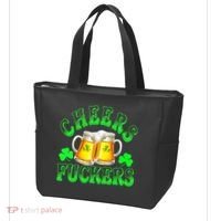 Cheers Fuckers Funny St Patricks Day Irish Drinking Tote Bag thumb 3