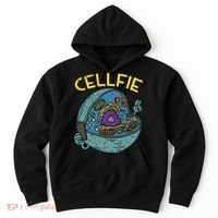 Cell Fie Funny Cellfie Selfie Science Biology Teacher Hoodie thumb 0