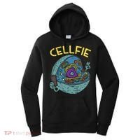 Cell Fie Funny Cellfie Selfie Science Biology Teacher Women's Hoodie thumb 0