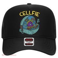 Cell Fie Funny Cellfie Selfie Science Biology Teacher Hat thumb 0