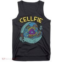 Cell Fie Funny Cellfie Selfie Science Biology Teacher Tank Top thumb 0