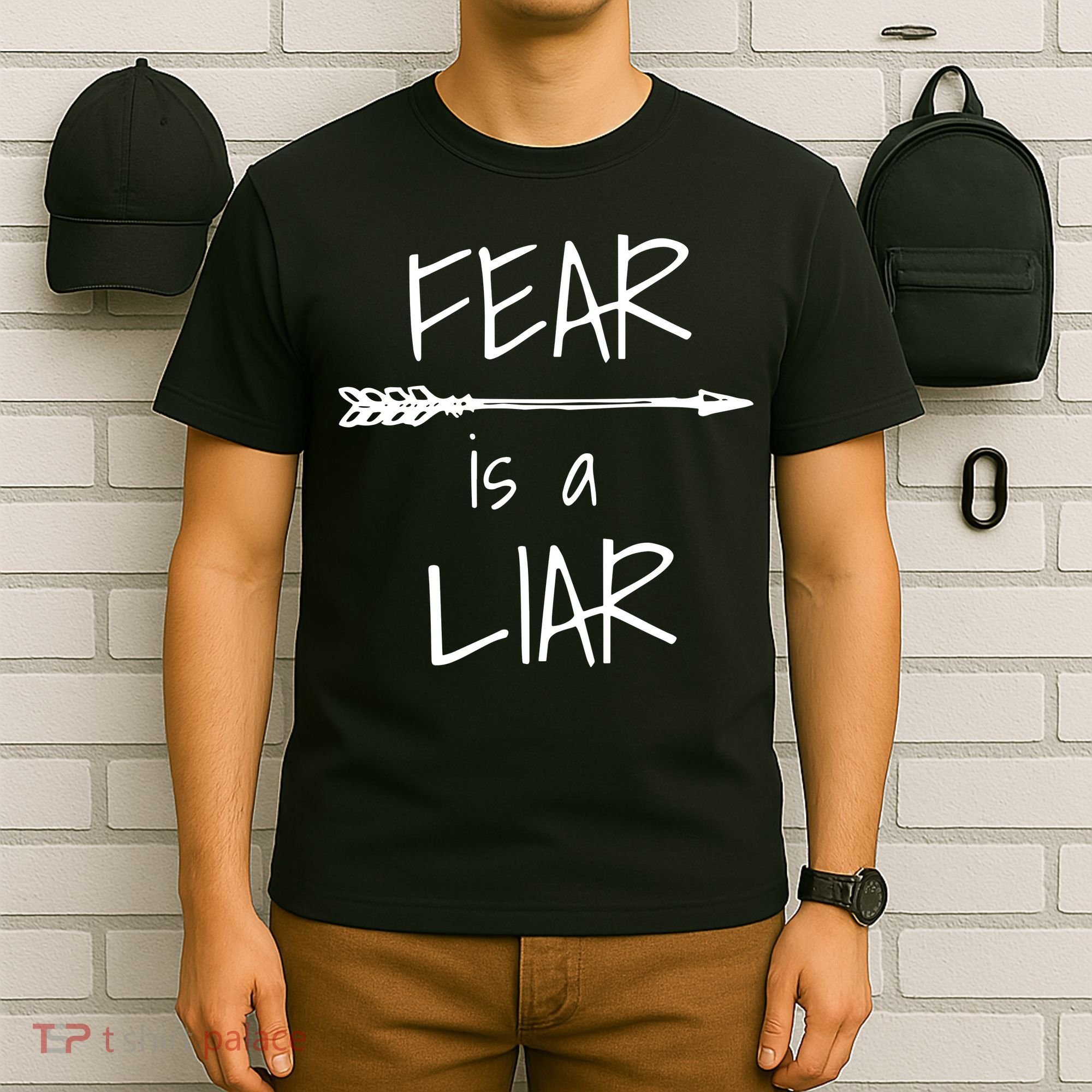 Christian Faith Fear Is A Liar 1 John 418 T-Shirt