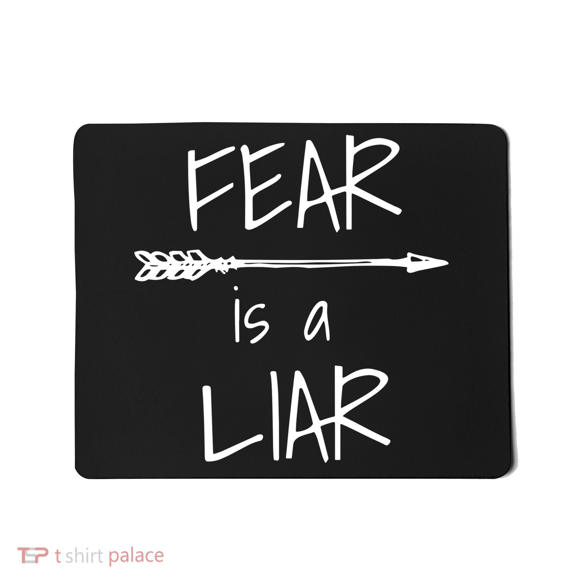Christian Faith Fear Is A Liar 1 John 418 Mousepad
