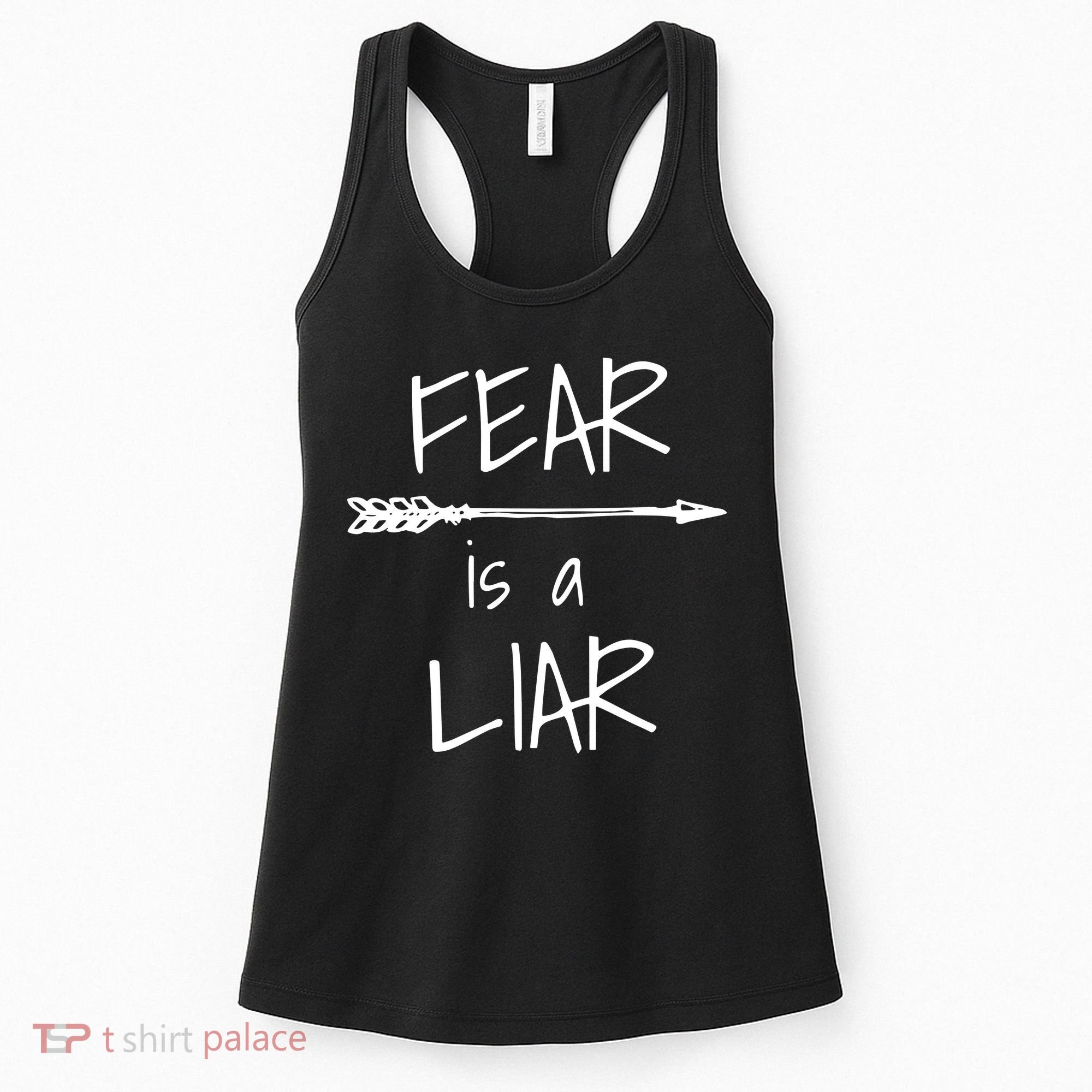 Christian Faith Fear Is A Liar 1 John 418 Women's Tank Top