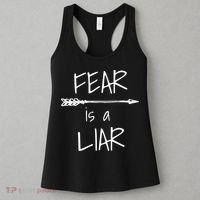 Christian Faith Fear Is A Liar 1 John 418 Women's Tank Top thumb 3