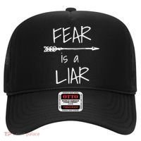 Christian Faith Fear Is A Liar 1 John 418 Hat thumb 0