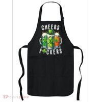 Cheers Fuckers Funny St Patricks Day Irish Drinking Apron thumb 0