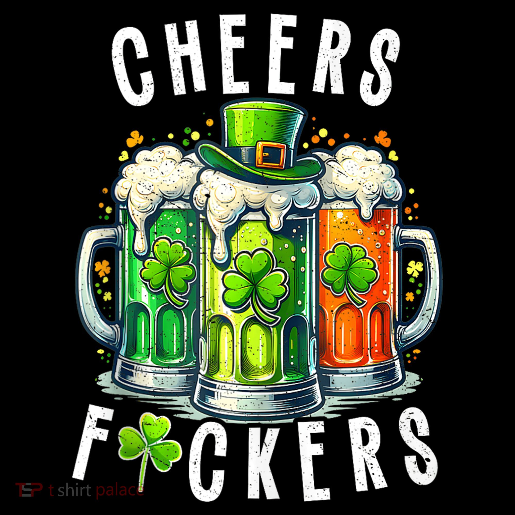 Cheers Fuckers Funny St Patricks Day Irish Drinking Coffee Mug