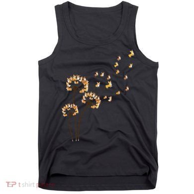 Corgi Flower Fly Dandelion Funny Dog Lover For Mom Tank Top