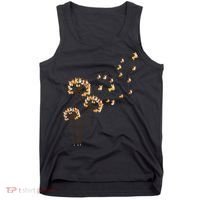 Corgi Flower Fly Dandelion Funny Dog Lover For Mom Tank Top thumb 0
