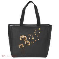Corgi Flower Fly Dandelion Funny Dog Lover For Mom Tote Bag thumb 0