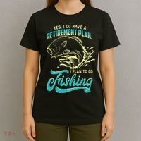 Cute Funny Fishing Retirement Plan Is Fishing T-Shirt thumb 4