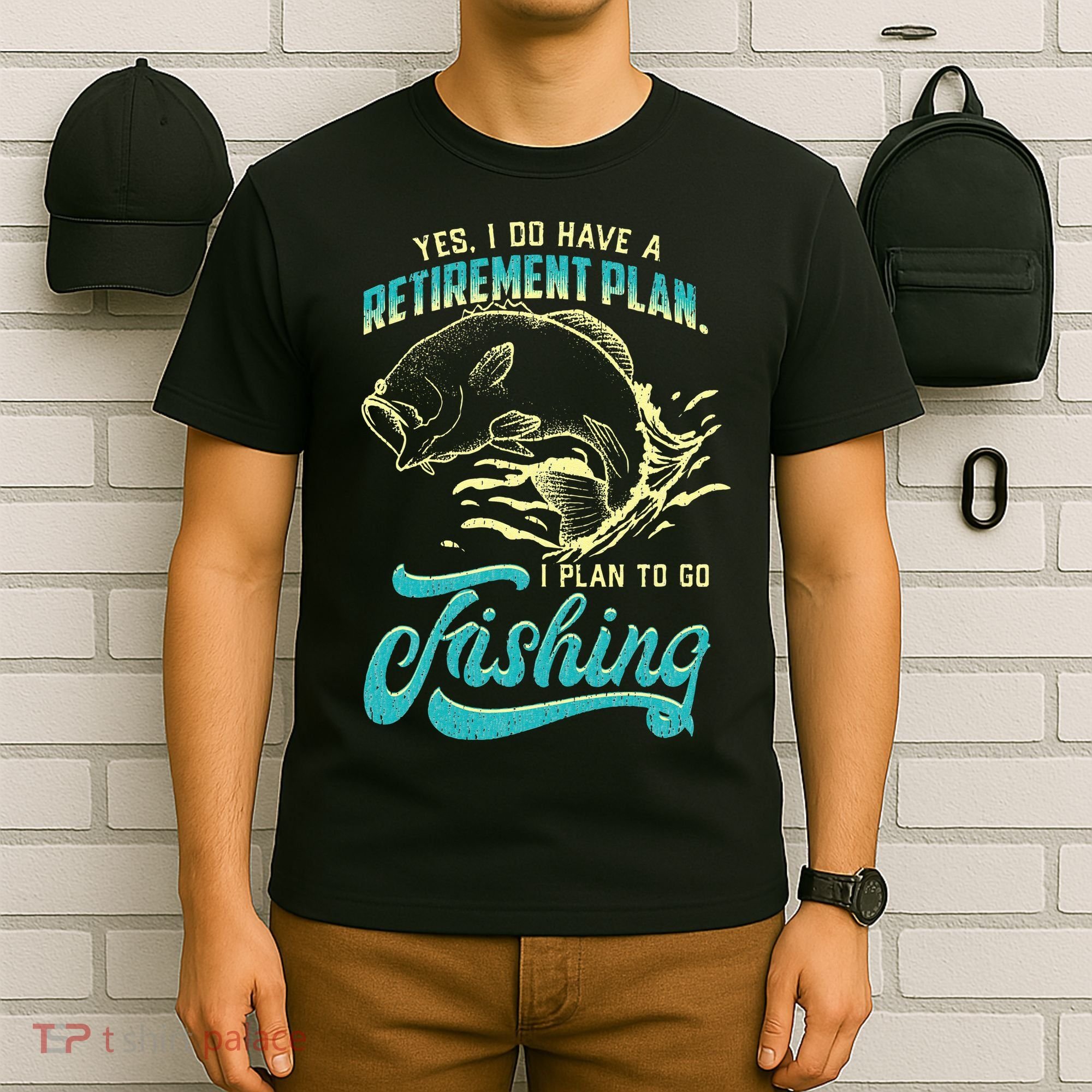 Cute Funny Fishing Retirement Plan Is Fishing T-Shirt
