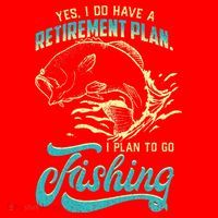 Cute Funny Fishing Retirement Plan Is Fishing Santa Hat thumb 1
