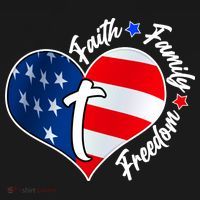 Cute Faith Family Freedom American USA Heart Women's Tank Top thumb 5