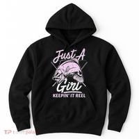 Cute Fishing Funny Keeping It Reel Purple Hoodie thumb 0