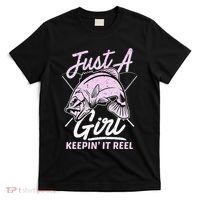 Cute Fishing Funny Keeping It Reel Purple T-Shirt thumb 0