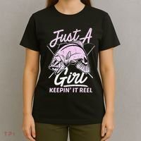 Cute Fishing Funny Keeping It Reel Purple T-Shirt thumb 4