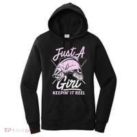 Cute Fishing Funny Keeping It Reel Purple Women's Hoodie thumb 0