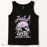 Cute Fishing Funny Keeping It Reel Purple Tank Top thumb 2