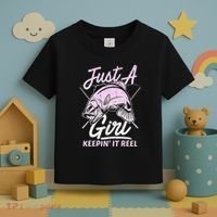 Cute Fishing Funny Keeping It Reel Purple Toddler T-Shirt thumb 3