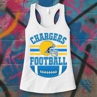 Chargers Football Fan Gear Women's Tank Top thumb 3