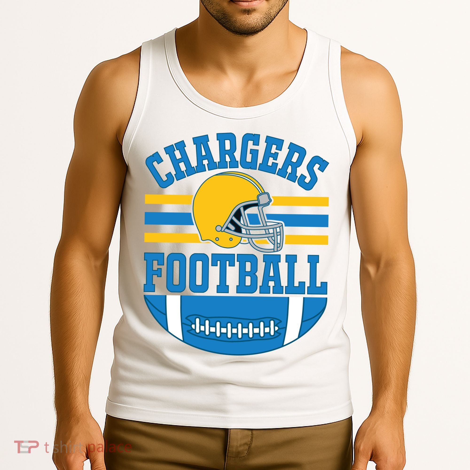 Chargers Football Fan Gear Tank Top