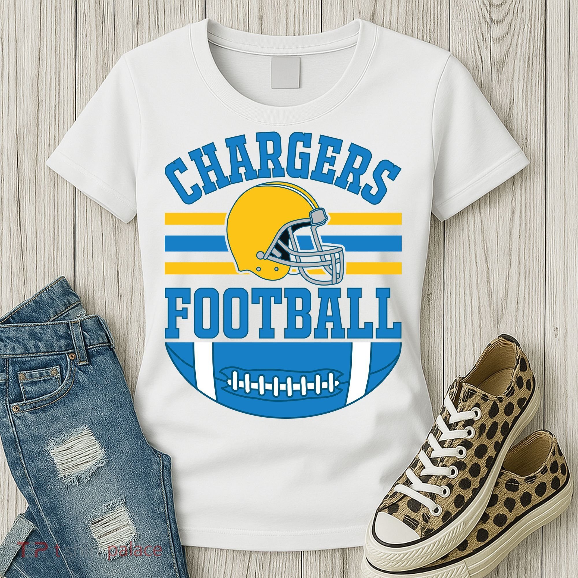 Chargers Football Fan Gear Women's T-Shirt