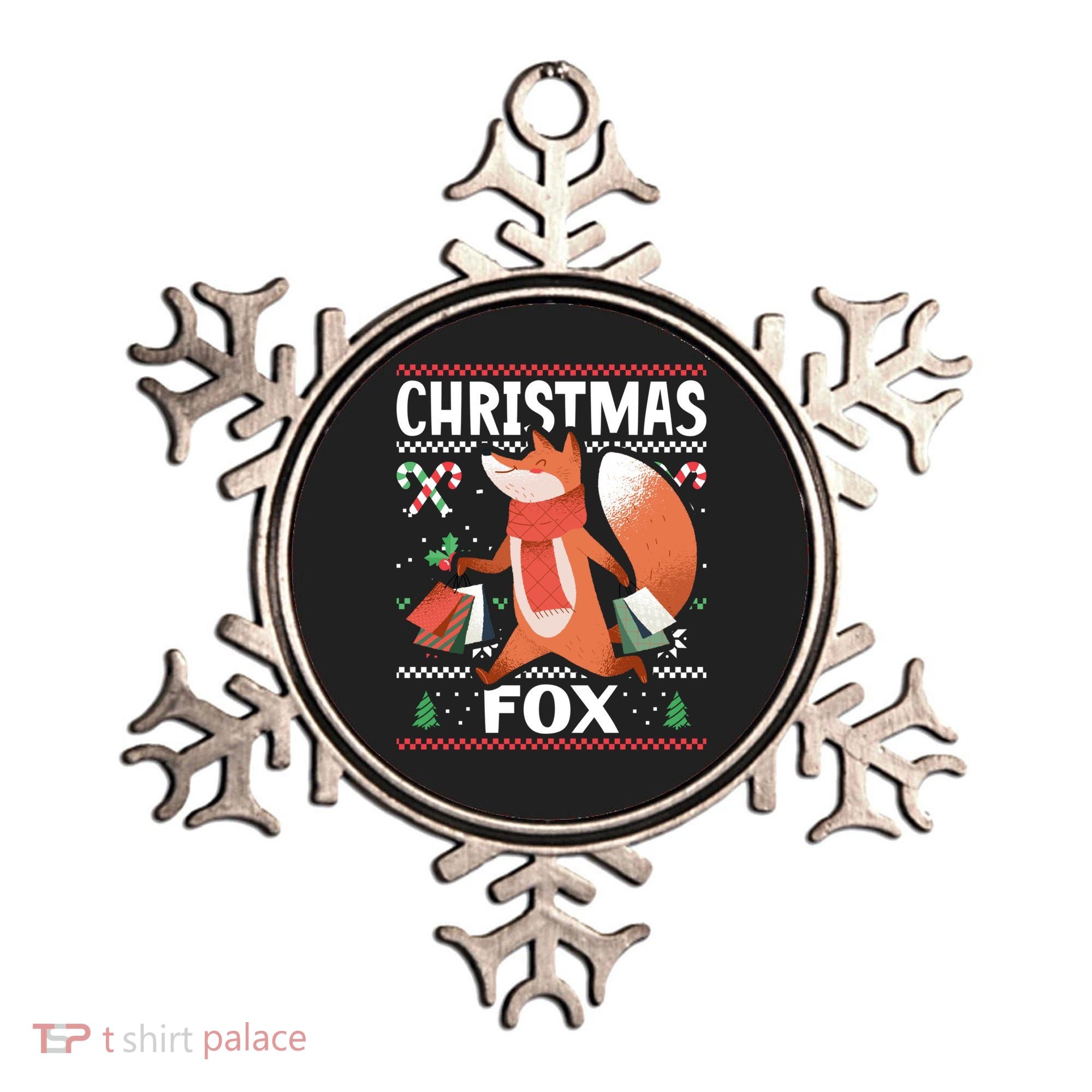Christmas Fox For Xmas Gift Ornament