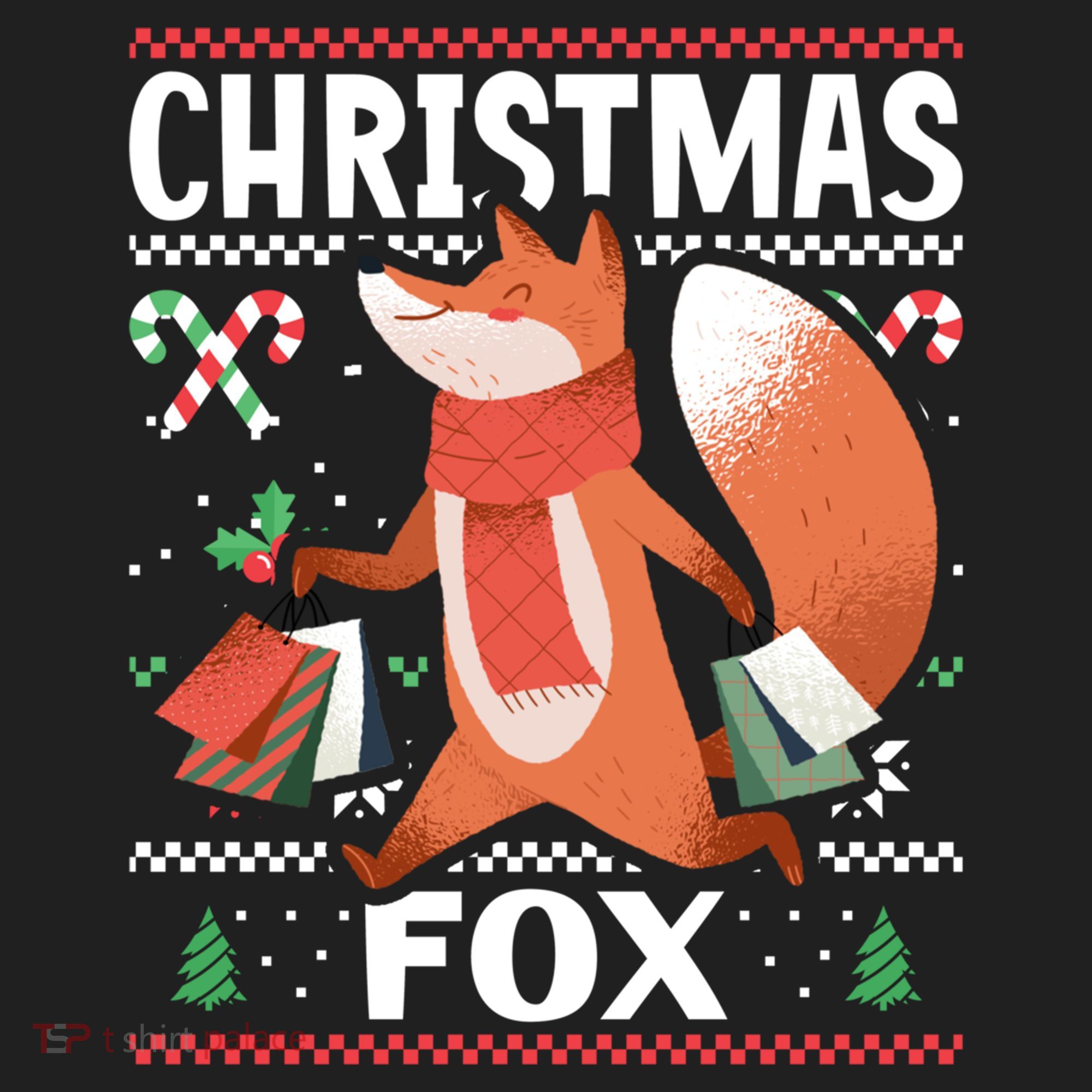 Christmas Fox For Xmas Gift Hat
