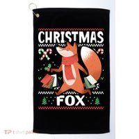 Christmas Fox For Xmas Gift Golf Towel thumb 0