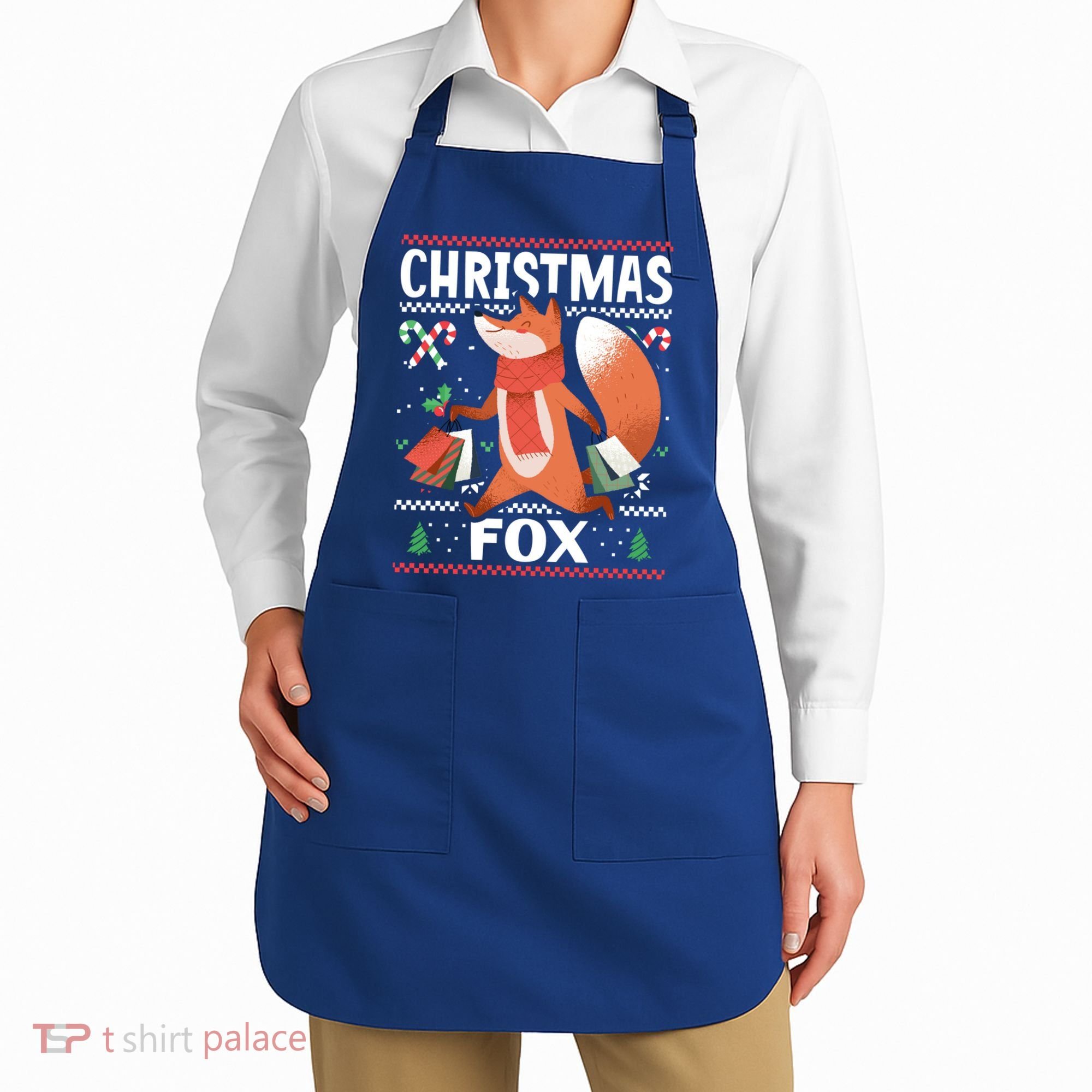 Christmas Fox For Xmas Gift Apron