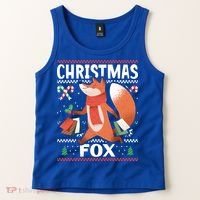 Christmas Fox For Xmas Gift Tank Top thumb 2