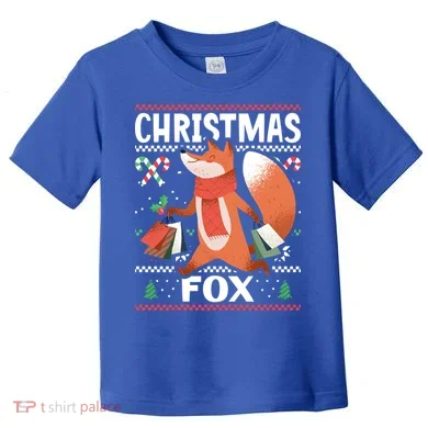 Christmas Fox For Xmas Gift Toddler T-Shirt