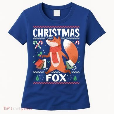 Christmas Fox For Xmas Gift Women's T-Shirt