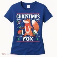 Christmas Fox For Xmas Gift Women's T-Shirt thumb 0