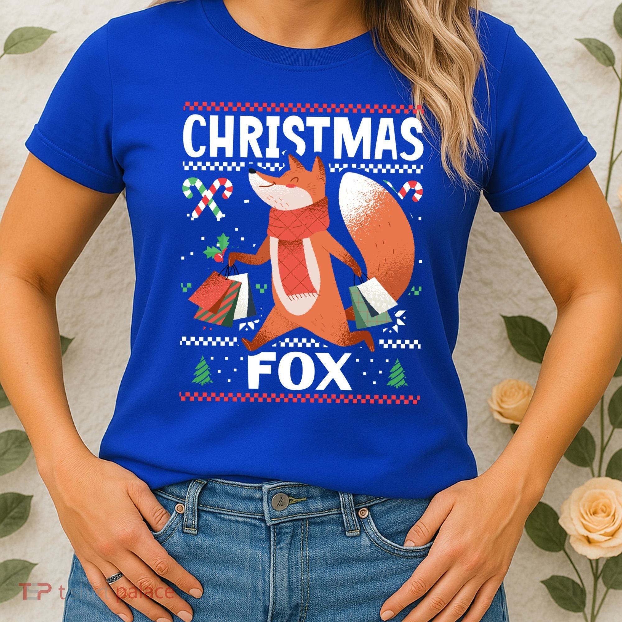 Christmas Fox For Xmas Gift Women's T-Shirt