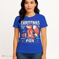 Christmas Fox For Xmas Gift Women's T-Shirt thumb 4