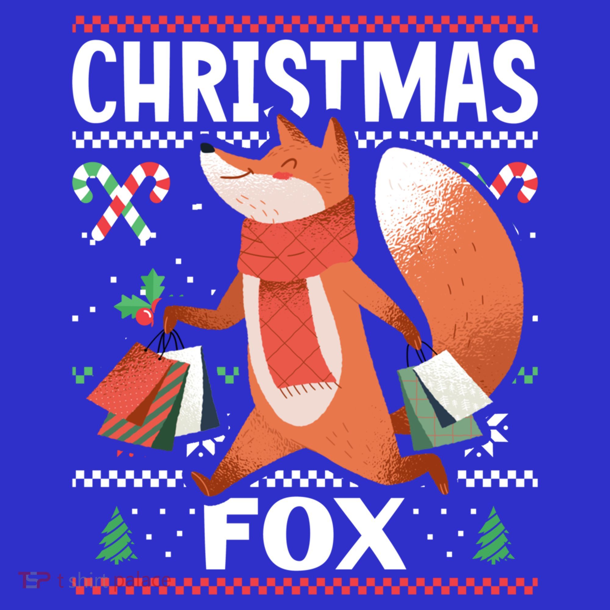 Christmas Fox For Xmas Gift Kids Sweatshirt