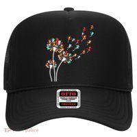 Cats Flower Fly Dandelion Gift Hat thumb 0
