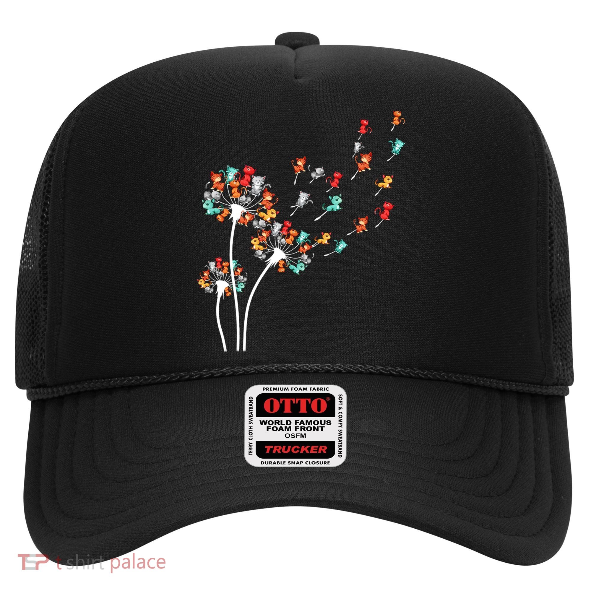 Cats Flower Fly Dandelion Gift Hat