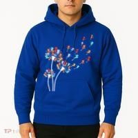 Cats Flower Fly Dandelion Gift Hoodie thumb 2