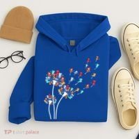 Cats Flower Fly Dandelion Gift Hoodie thumb 4