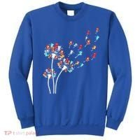 Cats Flower Fly Dandelion Gift Sweatshirt thumb 0