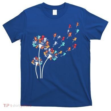 Cats Flower Fly Dandelion Gift T-Shirt