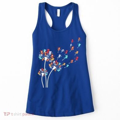 Cats Flower Fly Dandelion Gift Women's Tank Top