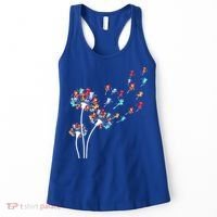 Cats Flower Fly Dandelion Gift Women's Tank Top thumb 0