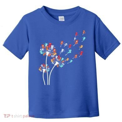 Cats Flower Fly Dandelion Gift Toddler T-Shirt