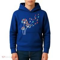 Cats Flower Fly Dandelion Gift Kids Hoodie thumb 4